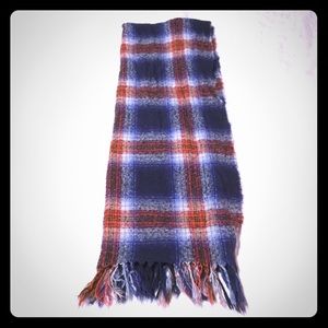 Oversized Plaid Scarf